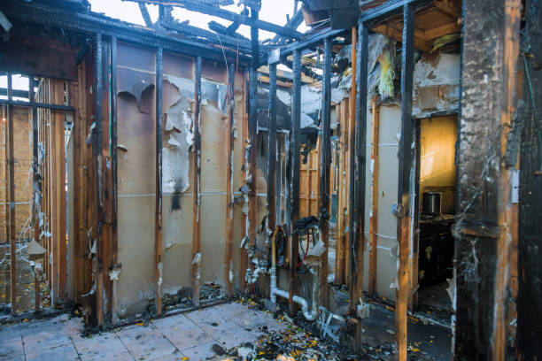 Professional Fire Damage Removal technician working in Bridgeport, NJ
